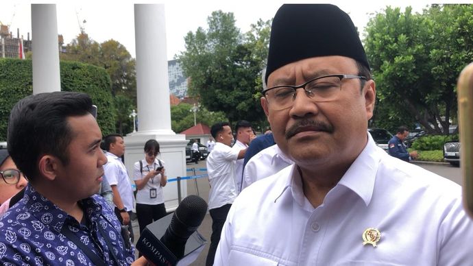 Menteri Sosial Saifullah Yusuf atau Gus Ipul