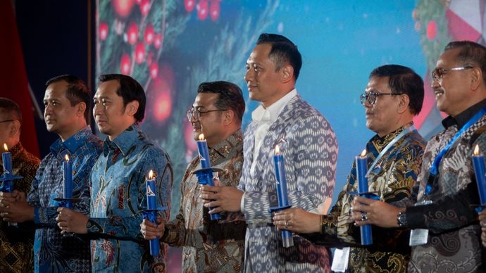 Puncak Perayaan Natal Nasional Partai Demokrat 2024. 