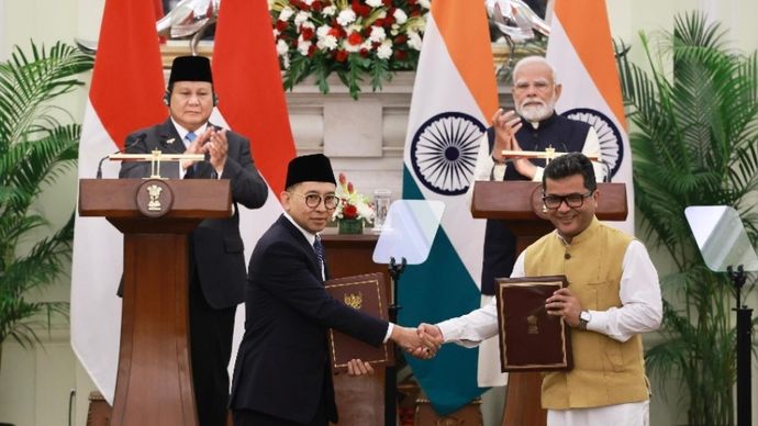 Penandatanganan program pertukaran budaya antara Indonesia dan India. (Ist.) 