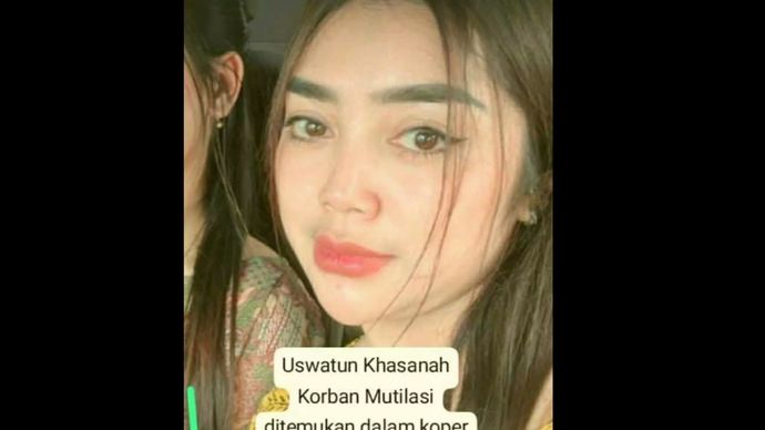 Uswatun Khasanah, perempuan korban mutilasi di Ngawi. (Instagram) 