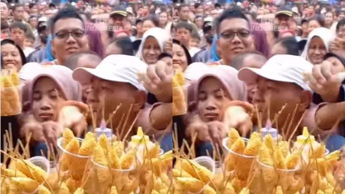 Pedagang telur gulung patok harga Rp800 ribu usai diborong Wali Kota Solo 