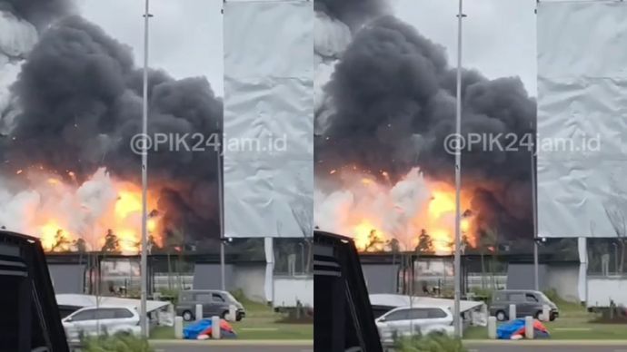 Kebakaran di Pergudangan Dadap Tangerang