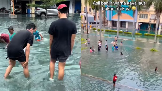 Banjir di Taman Palem Cengkareng