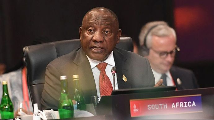 Presiden Afrika Selatan Cyril Ramaphosa