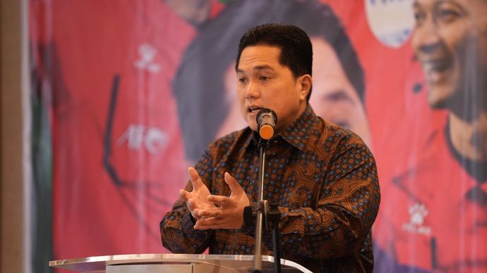 Ketua Umum PSSI, Erick Thohir.