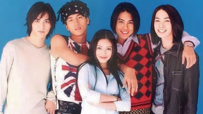 Barbie Hsu, Jerry Yan, Vic Zhou, Ken Zhu dan Vannes Wu saat membintangi serial Meteor Garden.