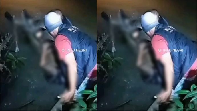 Penemuan jasad RK (17), di Sungai Way Waya Bumi Aji.