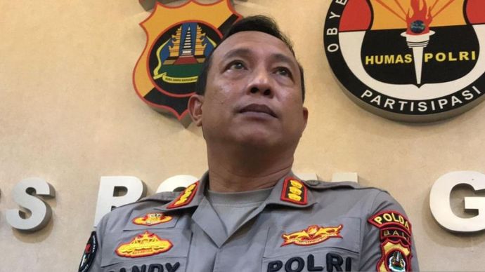 Kepala Bidang Hubungan Masyarakat Kepolisian Daerah Bali Komisaris Besar Polisi Ariasandy