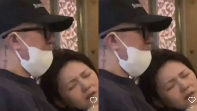 Aktris Taiwan, Barbie Hsu bersama suaminya, DJ Koo. <b>(Tangkapan layar TikTok)</b>