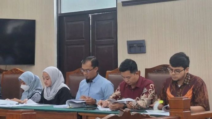 Pengadilan Negeri Jakarta Selatan (Jaksel) menggelar sidang gugatan praperadilan penetapan status tersangka Sekretaris Jenderal DPP PDI Perjuangan (PDIP) Hasto Kristiyanto, Jakarta, Kamis (6/2/2025). 