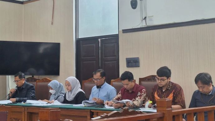 Pengadilan Negeri Jakarta Selatan (Jaksel) menggelar sidang gugatan praperadilan penetapan status tersangka Sekretaris Jenderal DPP PDI Perjuangan (PDIP) Hasto Kristiyanto, Jakarta, Kamis (6/2/2025)