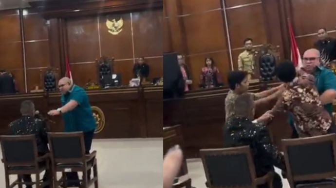 Razman Nasution ngamuk di persidangan  