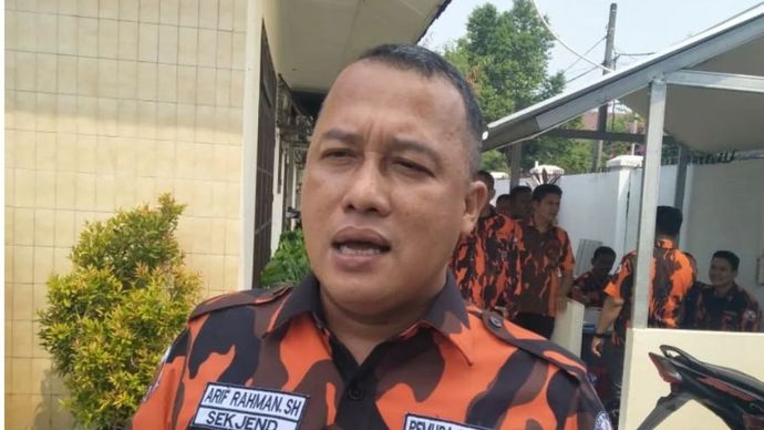 Sekretaris Jendral MPN Pemuda Pancasila Arif Rahman