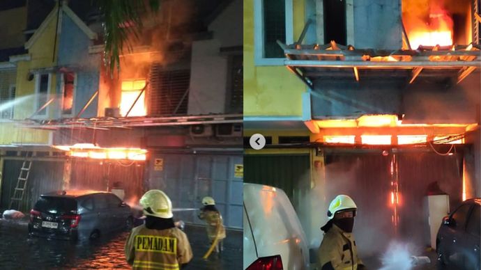 Kebakaran di Taman Palem Lestari