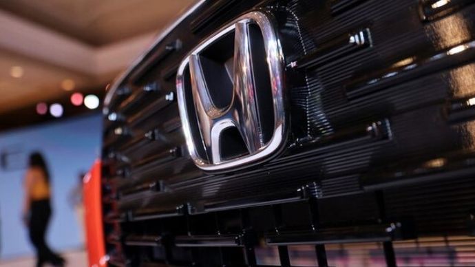 Ilustrasi. Logo Honda. (Foto: Dok/Anushree Fadnavis/Reuters)