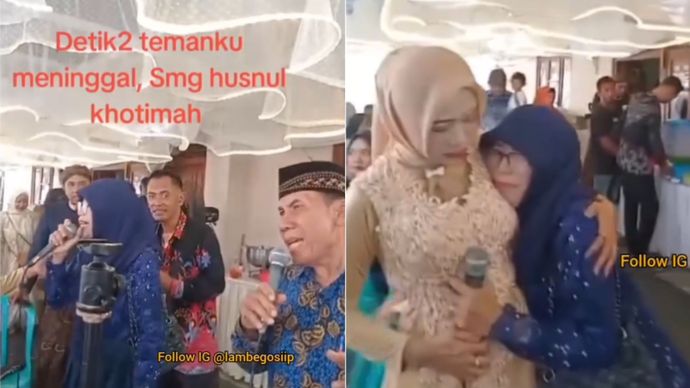 Ibu-ibu Meninggal Saat Nyanyi di Pesta Pernikahan