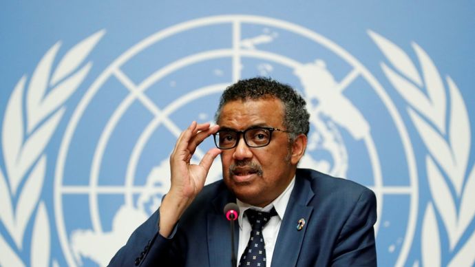 Kepala Badan Kesehatan Dunia (WHO) Tedros Adhanom Ghebreyesus