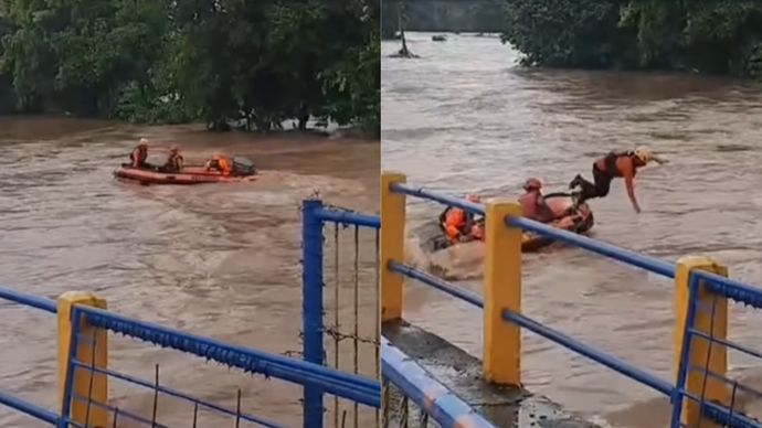 Tim SAR Terbawa Arus di Maros Sulsel