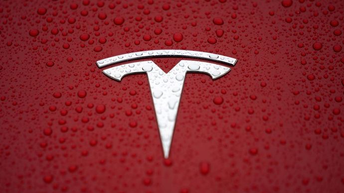 Ilustrasi. Logo Tesla. (Foto: Reuters)