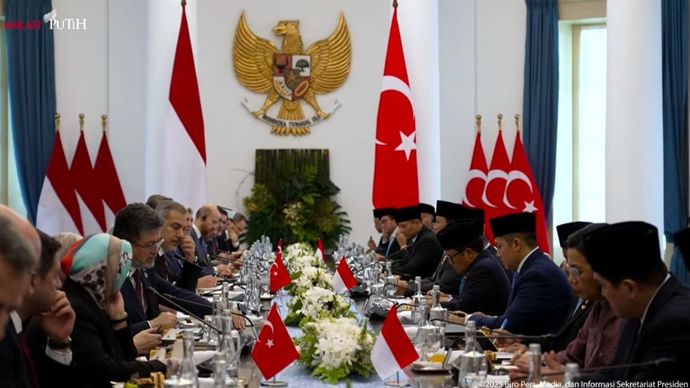 Pertemuan Bilateral antara Turkiye dan Indonesia