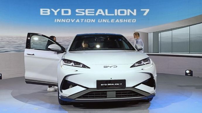 BYD Sealion 7. (Foto: Adiantoro/NTV)