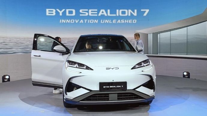 Ilustrasi. BYD Sealion 7. (Foto: Adiantoro/NTV)