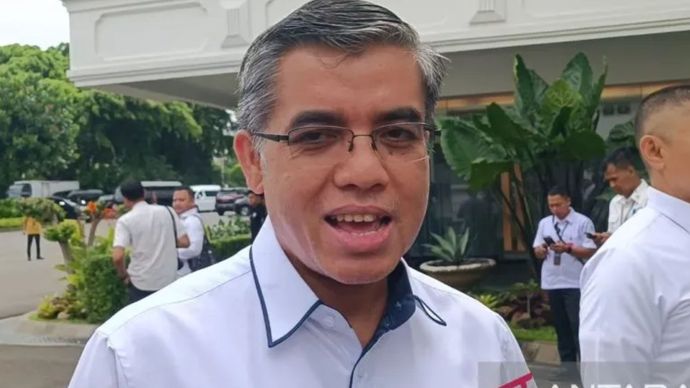 Menteri Ketenagakerjaan (Menaker) Yassierli saat ditemui di Istana Kepresidenan 