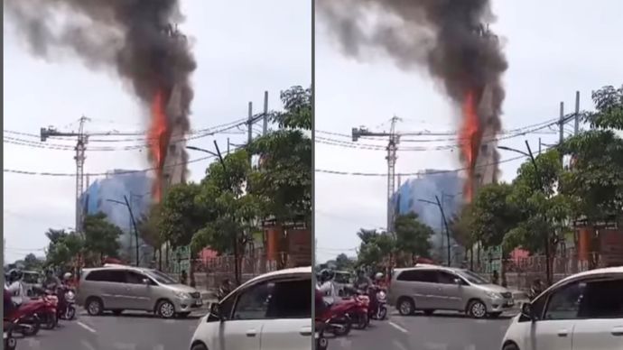 Masjid Darussalam Bojonegoro Terbakar