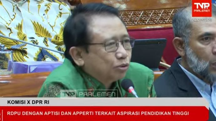 Ketua Dewan Pembina APTISI Marzuki Alie. (YouTube) 