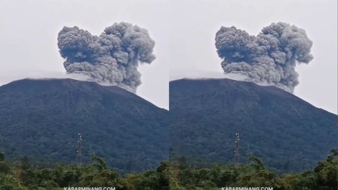 Gunung Marapi Erupsi