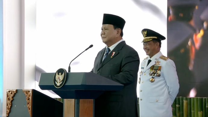 Presiden Prabowo dan Mendagri Tito Karnavian