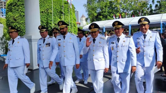 Gubernur Aceh Muzakir Manaf dan dan Wakil Gubernur Aceh Fadhlullah