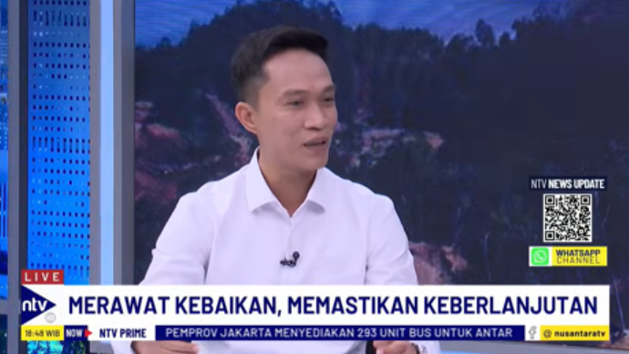 Bupati Konawe Utara, Ikbar dalam Dialog NTV Prime di Nusantara TV