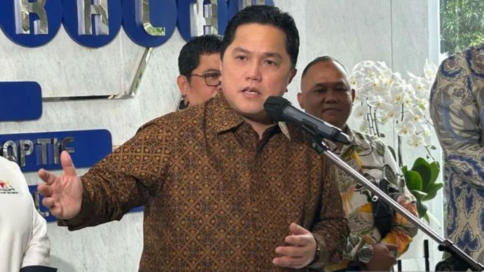 ketua PSSI yang juga Menteri Badan Usaha Milik Negara (BUMN) Erick Thohir.