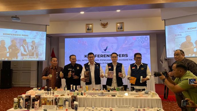 BPOM sita ribuan produk kosmetik ilegal