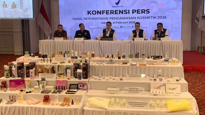 BPOM lakukan penyitaan kosmetik ilegal