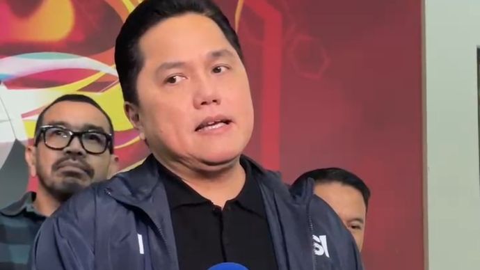 Ketua Umum PSSI Erick Thohir. (NTVNews.id) 