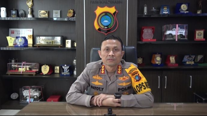 Kapolresta Pangkalpinang Kombes Gatot Yulianto. 