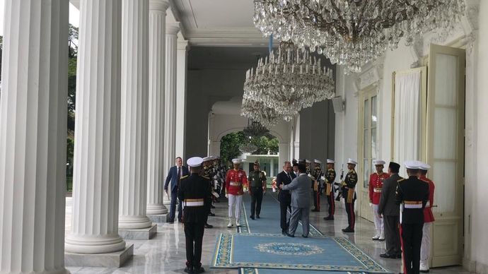 Presiden Prabowo Subianto Terima Sekretaris Dewan Keamanan Rusia di Istana Negara