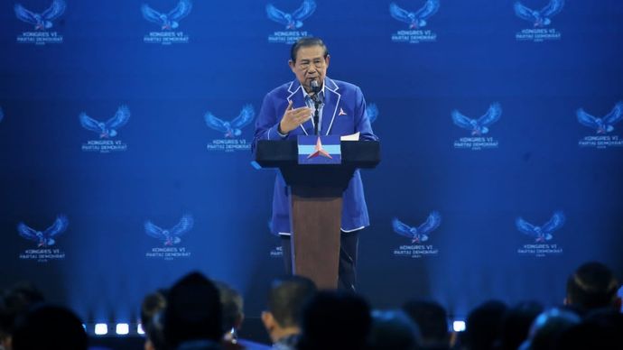 Presiden ke-6 RI yang juga Ketua Majelis Tinggi Partai Demokrat, Susilo Bambang Yudhoyono (SBY). 