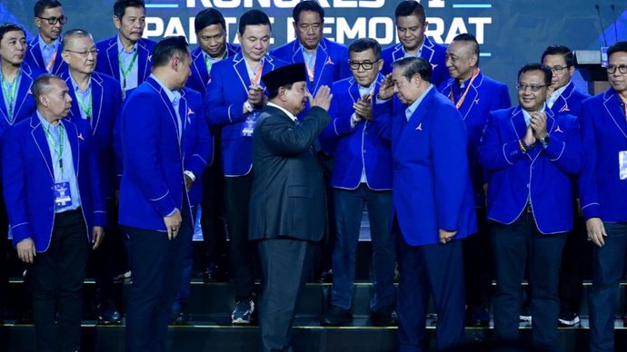 Penutupan Kongres VI Partai Demokrat. 