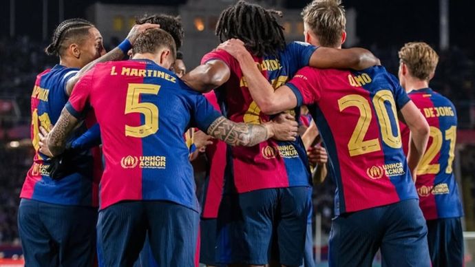 Barcelona ditahan imbang Atletico Madrid lewat drama delapan gol di Copa del Rey 2024/2025