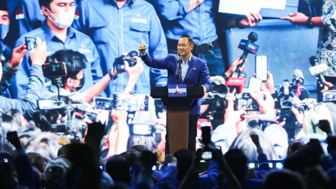 Ketua Umum Partai Demokrat Agus Harimurti Yudhoyono (AHY). 