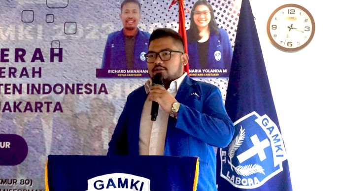 Ketua Caretaker DPD GAMKI DKJ, Richard Manahan R