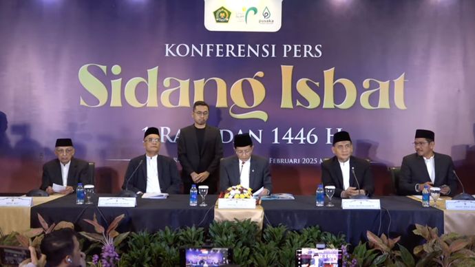 Konferensi Pers Sidang Isbat Ramadhan 1446 H