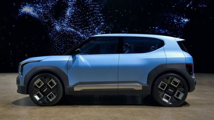 Konsep Kia EV2. (Foto: Carscoops) 