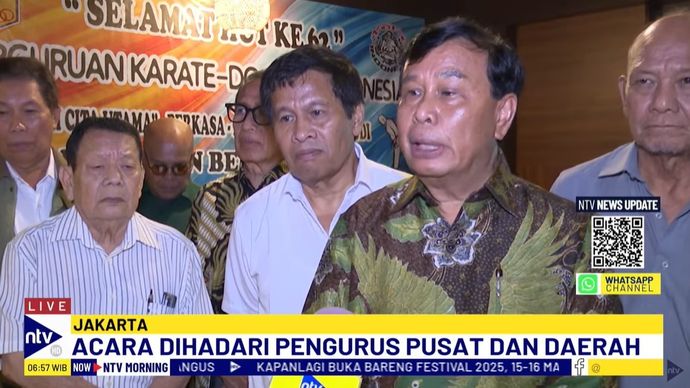 Ketua Umum Pengurus Besar (PB) Perguruan Karate-Do TAKO Indonesia, Nurdin Tampubolon.