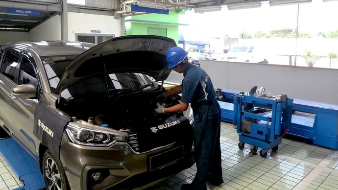 PT Suzuki Indomobil Sales (SIS) mempersembahkan program after sales Promo SERASI. (Foto: Istimewa).  