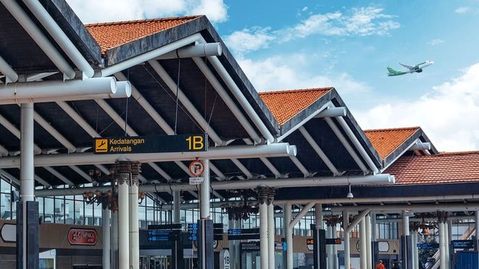 Terminal 1 Bandara Soekarno-Hatta.