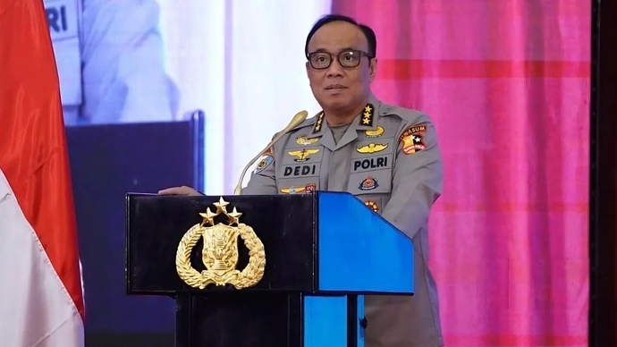 Inspektur Pengawasan Umum (Irwasum) Polri Komjen Pol. Dedi Prasetyo. 